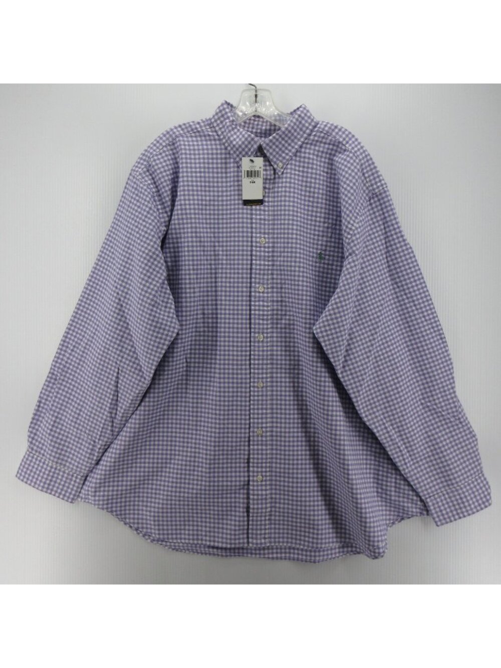 Polo Ralph Lauren Shirt 2XB Button Down Gingham Plaid Classic Fit